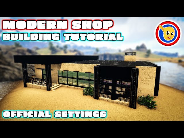 Ark: How To Build A Modern Shop | Building Tutorial | Official Settings