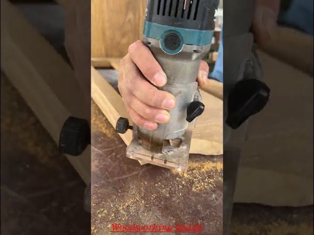 "Cutting Rounded Edges Made Easy With Handheld Wood Router"