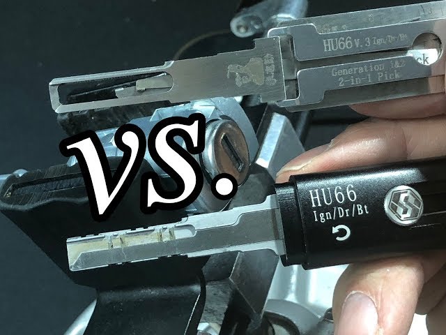 New Hu66 kwik decoder vs. Lishi Hu66 v3  tips & tricks (Audi A4 lock)