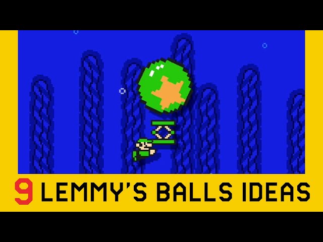 9 Ideas With Lemmy's Balls - Super Mario Maker 2