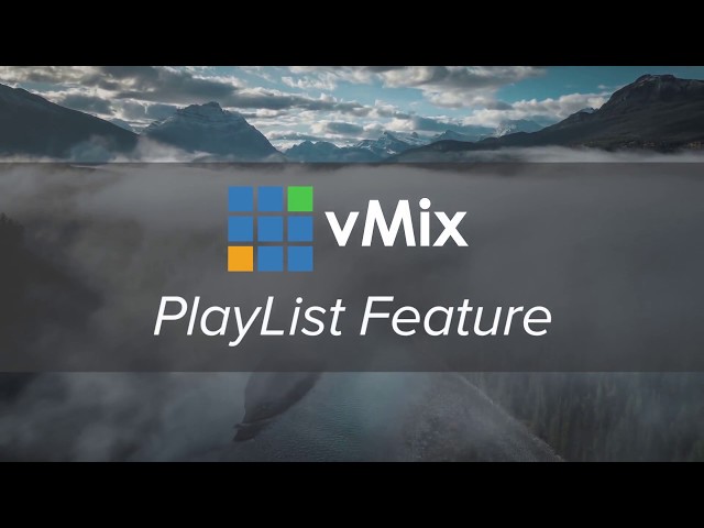 vMix PlayList Tutorial