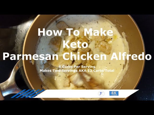 How to make Keto Parmesan chicken Alfredo