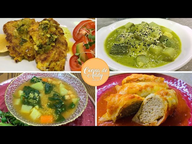 Menú Semanal para DIABETES, HT, Hígado Graso (Almuerzos-Cenas) Fácil y Económico | Cocina de Addy
