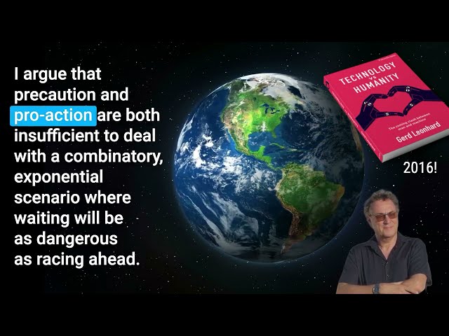 Technology vs Humanity: Introduction to the book using AI-generated voice of #futurist Gerd Leonhard