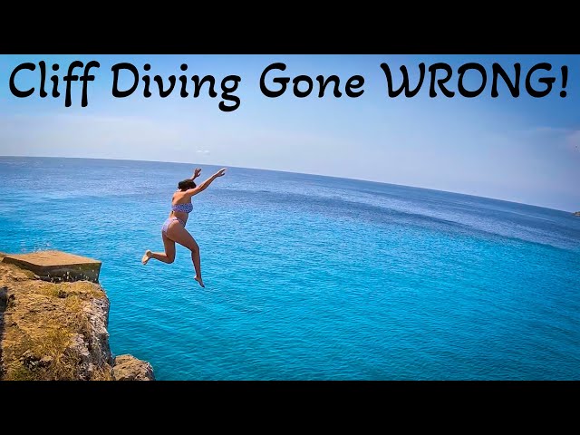 Cliff Diving DONE WRONG!  {Catch Clean Cook} Iguana Meat Island Style