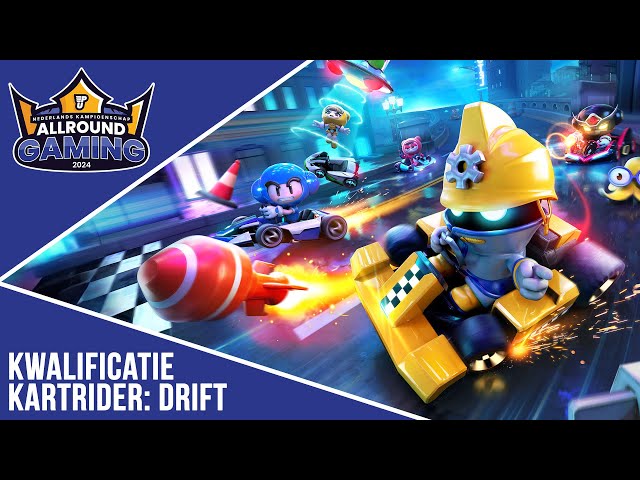 De KartRider: Drift-kwalificatieronde van het NK Allround Gaming