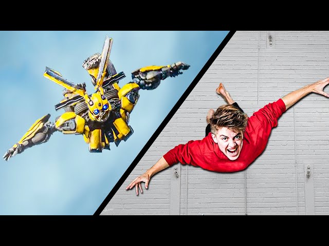 We Tried Transformers Stunts In Real Life! - Challenge