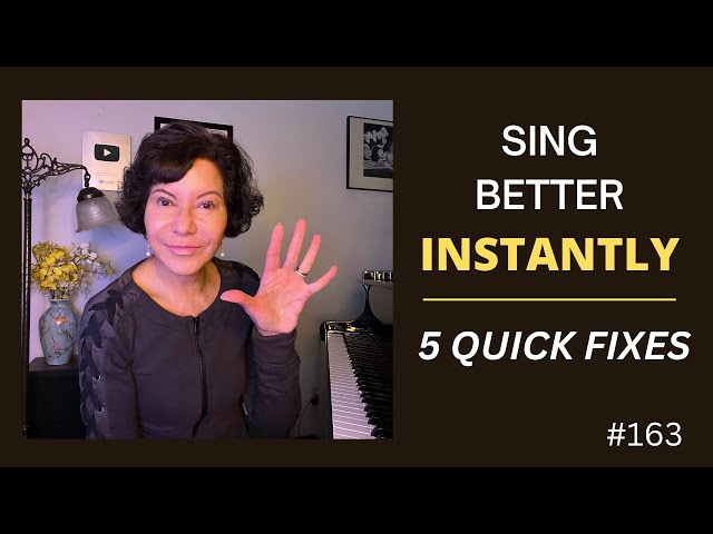 Sing Better IMMEDIATELY - 5 SIMPLE TIPS!