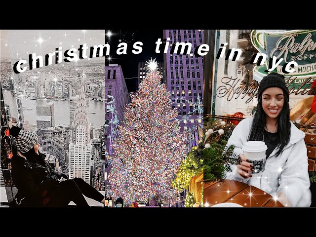 NYC during the holidays! a surprise, the best view in new york city?! // nomad vlog