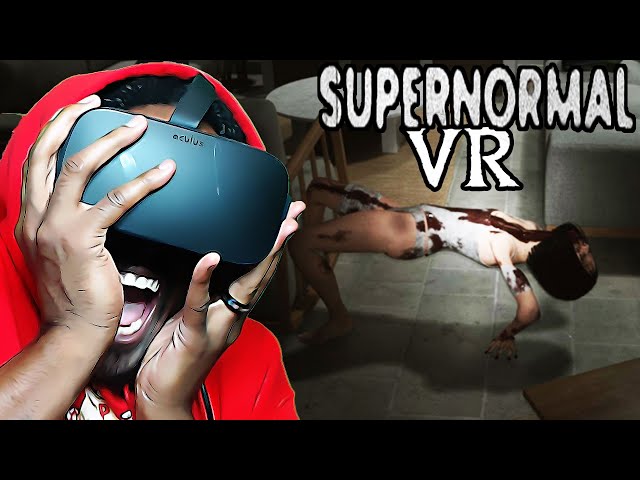 PLAYING MOST TERRIFYING REALISTIC HORROR GAME IN VR | SUPERNORMAL w/ Heart Rate Monitor Part 1