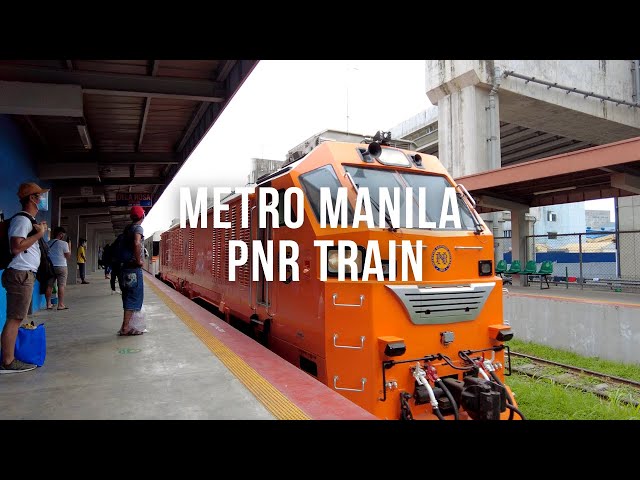 [4K] Riding PNR Train in Metro Manila | Philippines January 2021