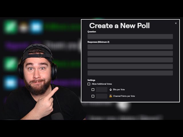 How to Create a Twitch Poll (Twitch Mod Tutorial)