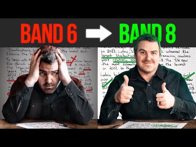 IELTS Writing Task 1- Convert Band 6 to Band 8