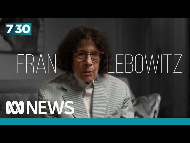 Fran Lebowitz on the joy of revenge, holding grudges and why men shouldn't dye their hair | 7.30
