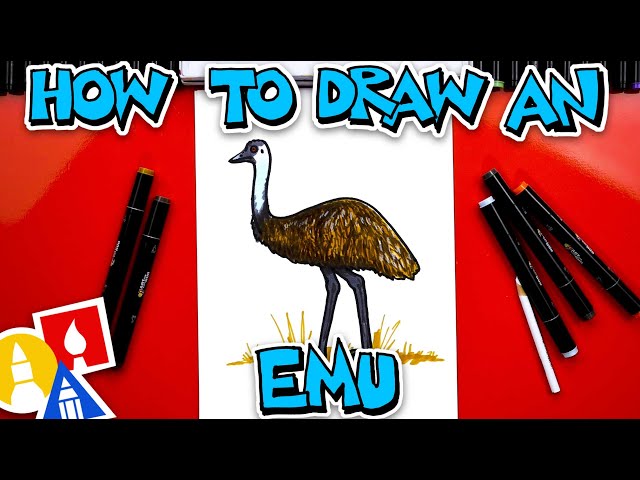 How To Draw An Emu