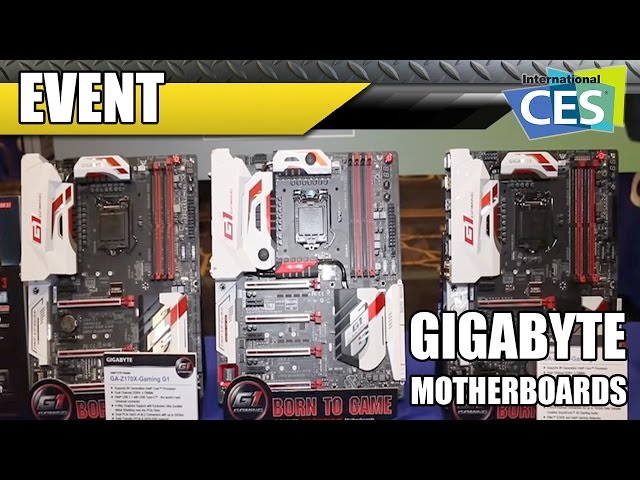 Gigabyte Motherboards, Thunderbolt 3, and Brix - CES 2016