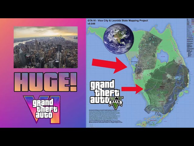 How big is the GTA 6 map?