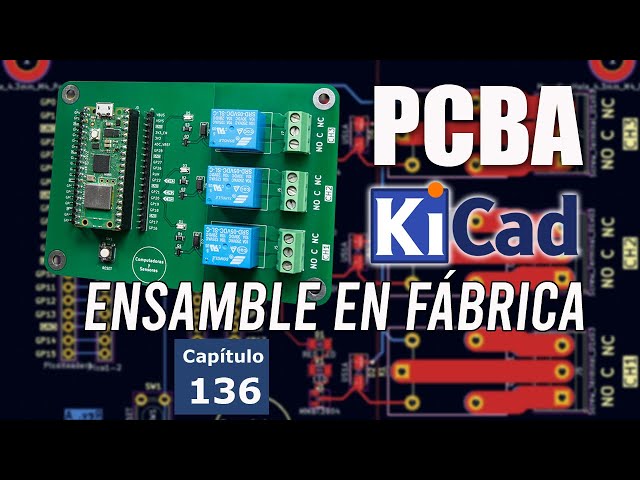 Proyecto con Ensamble de PCB Raspberry Pi Pico Carrier Relé 3 Canales