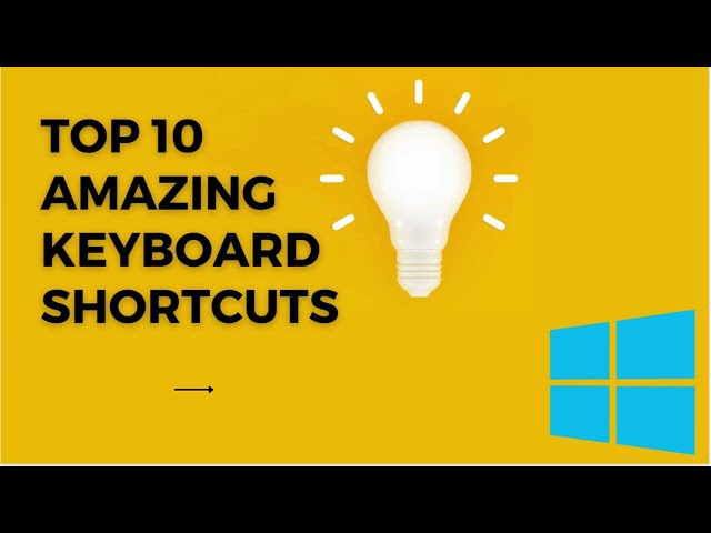 [2023]TOP 10 AMAZING Keyboard Shortcuts - 2023 #windows10 #windows11 #windows