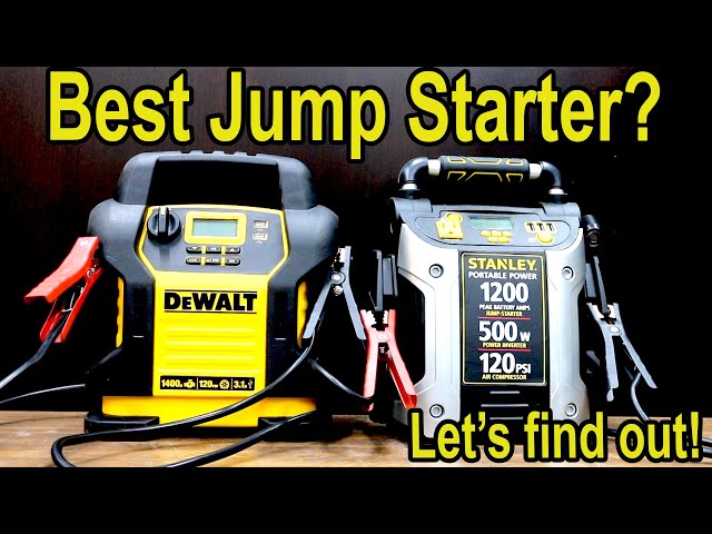 Best Jump Starter? DieHard, Schumacher, DeWalt, Michelin, Stanley, CAT