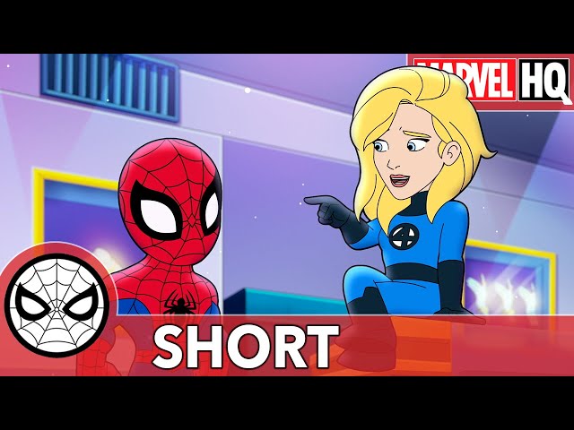 Spidey & Sue Storm Outsmart Swarm | Marvel Super Hero Adventures - Outside the Box | SHORT