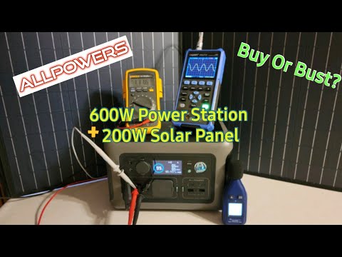 Portable power stations and solar panels