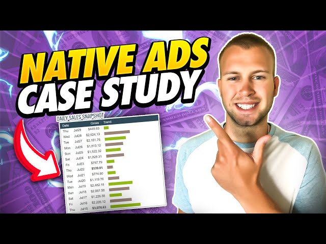 Native Ads Affiliate Marketing Case Study (2021)