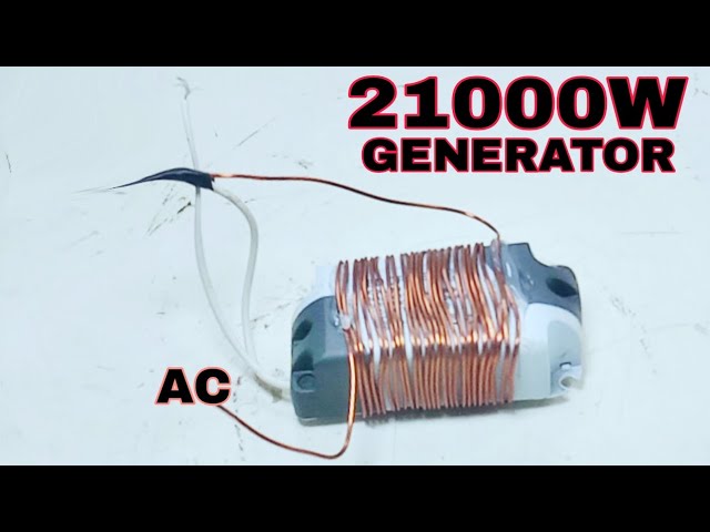 How to make 220v Energy 21000w Free Energy  And Light Bulb Transformer copper coil Tools