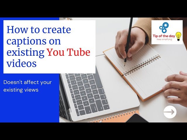 How to add captions or text in existing videos