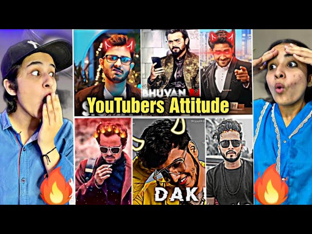 Pakistani Reaction On Indian YouTubers Full Attitude Videos😈🔥| Indian YouTubers Savage Reply😲
