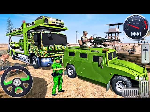 Army Vehicle Transport Simulator 3D - US Cargo Truck Transporter Military Driving - Android GamePlay