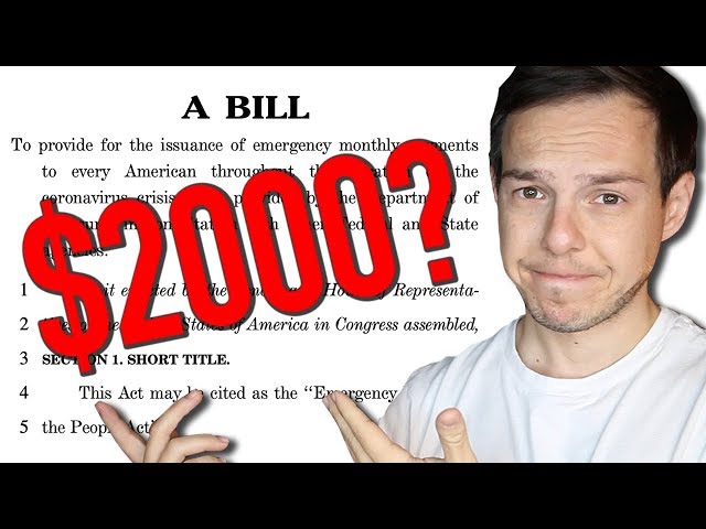 The $2000 Per Month Stimulus | What You MUST Know
