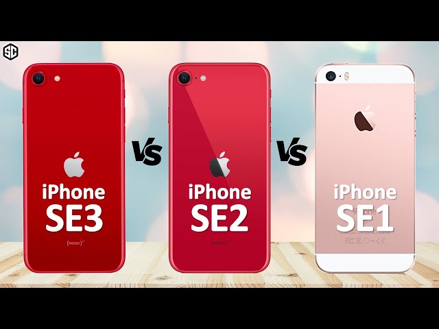 iPhone SE 1 VS iPhone SE 2 VS iPhone SE 3