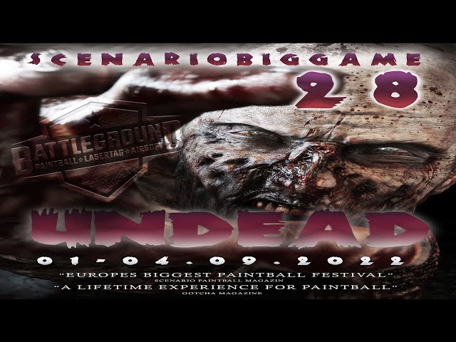 Scenario Big Game 28 - Undead - Aftermovie from Europes biggest Paintball Festival at Battleground