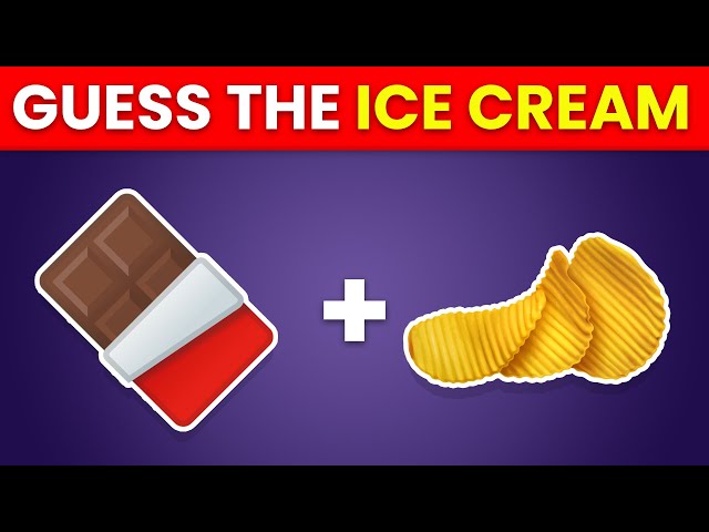 Guess The Ice Cream Flavor by Emoji 🍦