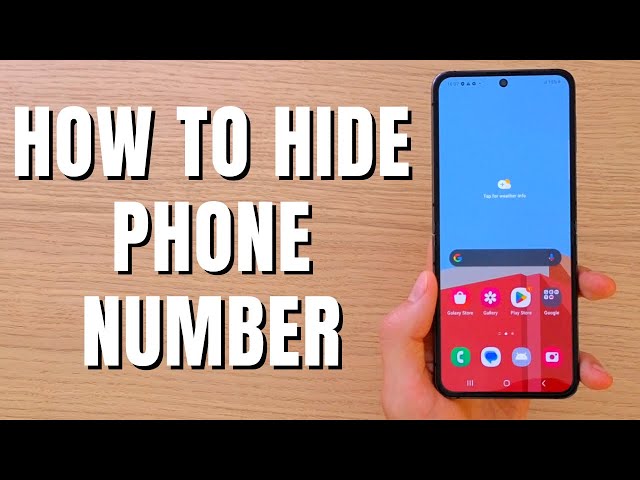 Galaxy Z Flip 5 - How to Show or Hide Caller ID/Phone Number