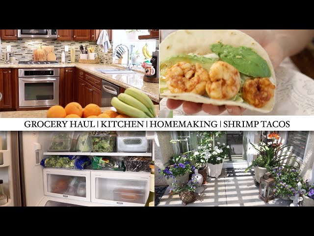 GETTING IT ALL DONE | GROCERY HAUL | SHRIMP TACOS
