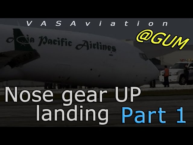 [REAL ATC] Asia Pacific B727 landing WITHOUT NOSE GEAR!! | PART 1