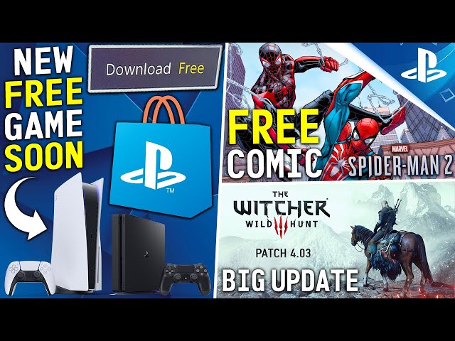 New FREE PS4/PS5 Game Out SOON, Free Spider-Man 2 Prequel Comic LIVE NOW and Big Witcher 3 PS5 Patch