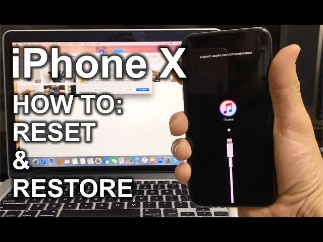 How To Reset & Restore your Apple iPhone X - Factory Reset