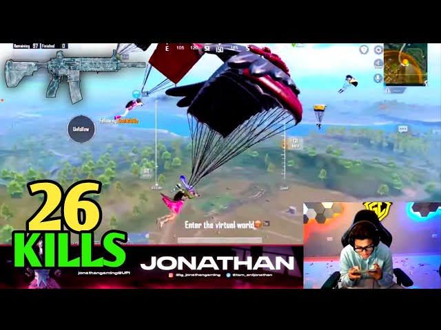 26KILLS !! 😱 NEW BEST AGRESSIVE GAMEPLAY JONATHAN / FOREST ELF SET #jonathangaming #gameplay