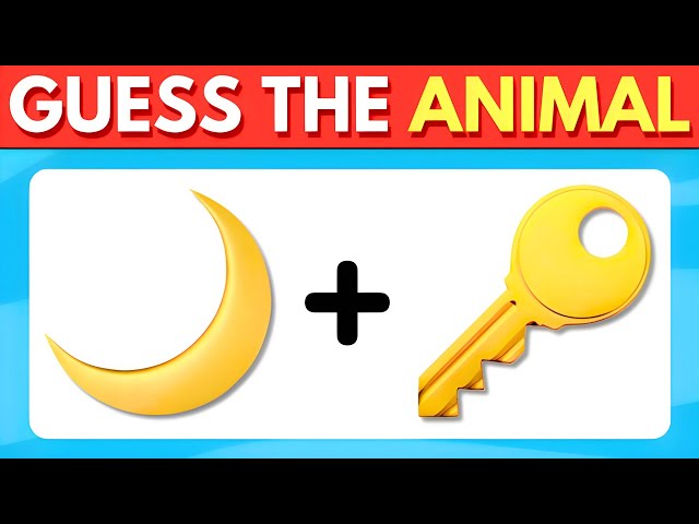🐶 Can You Guess The ANIMAL By Emoji? 😺 | Emoji Quiz