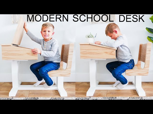 DIY Kid's School Desk
