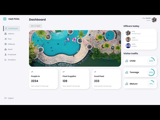 Easy Way to Build Pool Dashboard (Using HTML & CSS)