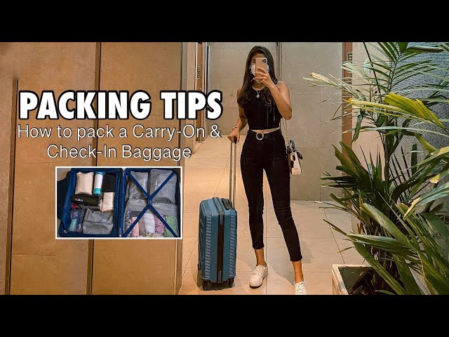 PACKING TIPS (What must be inside your carry-on and check-in baggage) | Jen Barangan