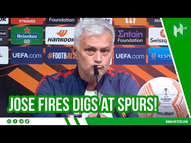Roma didn’t SACK ME before a final! | Jose Mourinho fires MORE DIGS at Tottenham
