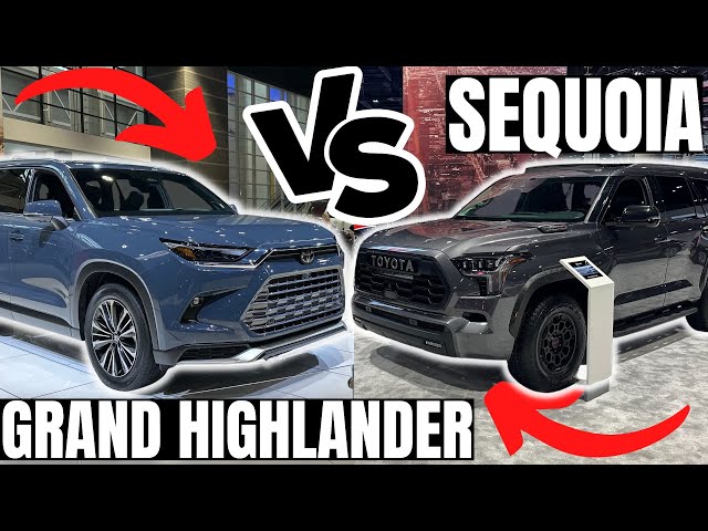 Battle For Toyota's #1 SUV!! Grand Highlander vs Sequoia - Side By Side Comparison