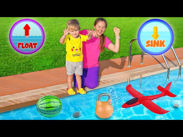 Sink or Float and and Others Experiments for Kids by Diana and Roma Family