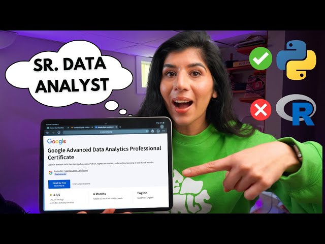 Google ADVANCED Data Analytics Certificate …Worth it?