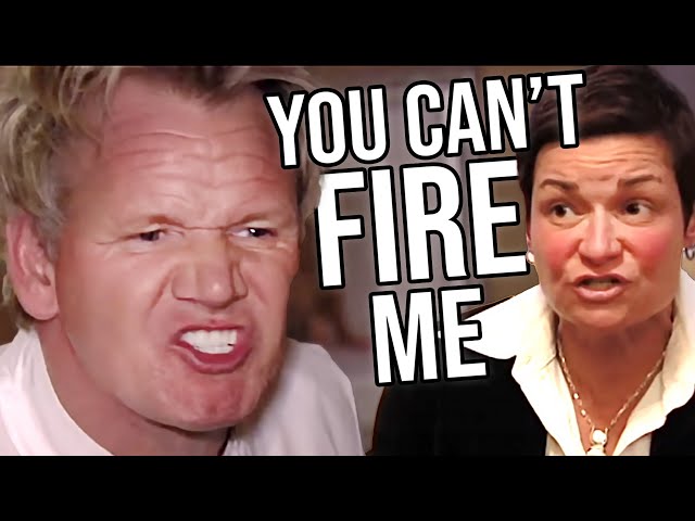 Gordon Ramsey Gets Fired By Angry Giga Karen